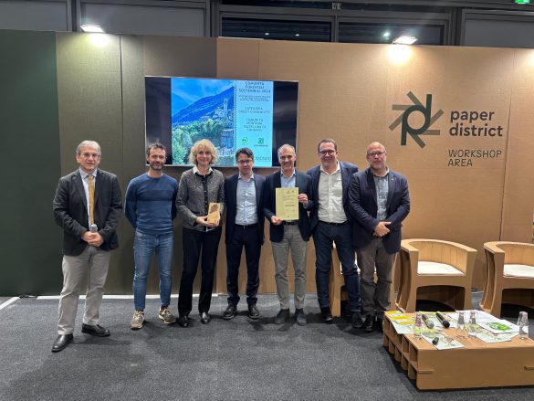 Premio Green Communities alla Comunità Montana Valtellina di Sondrio